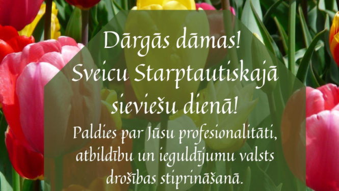 FOTO: Apsveikums 8. martā