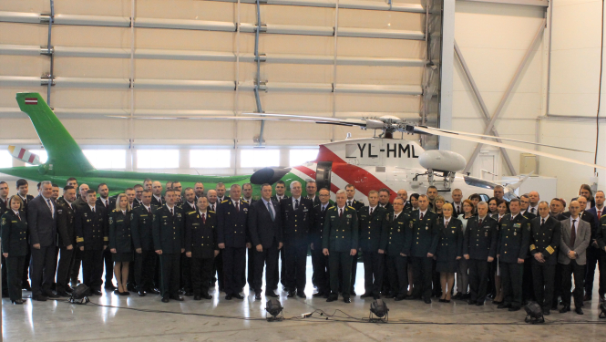 Foto : Valsts robežsardzes Aviācijas pārvaldes 10. gada diena