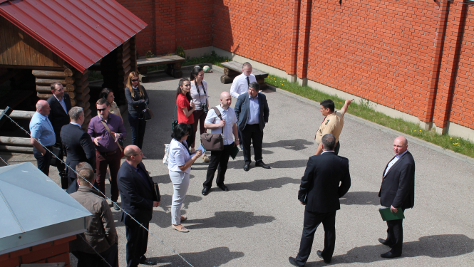 Foto: Baltkrievijas pārstāvju vizīte Valsts robežsardzes Daugavpils pārvaldē