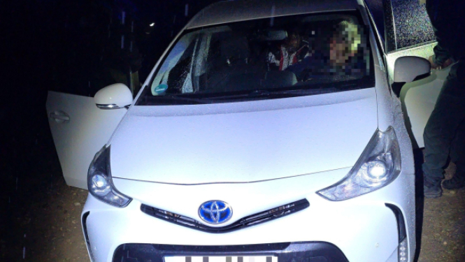 FOTO: Konstatētā automašīna