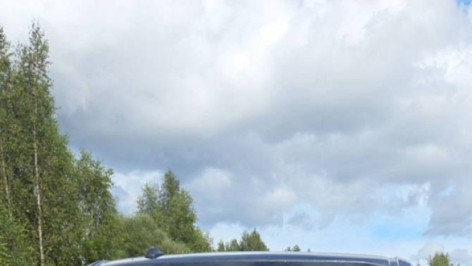 FOTO: Aizturētais auto