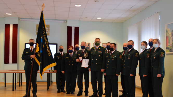 FOTO: Kopbilde no VRS Viļakas pārvaldes priekšnieku maiņas ceremonijas
