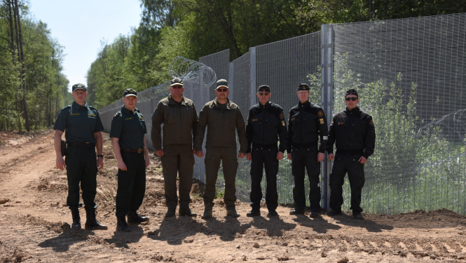 FOTO: VRS priekšnieka un Somijas robežsardzes priekšnieka tikšanās