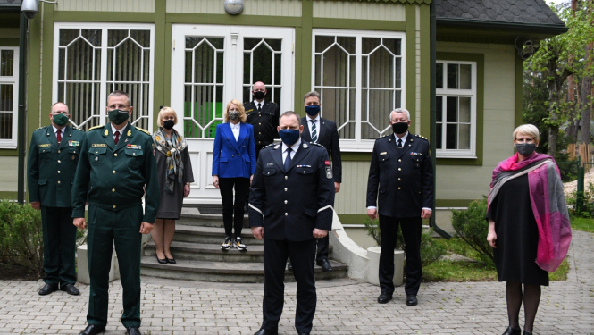 FOTO: Sadarbības vadības grupas sēdes dalībnieki