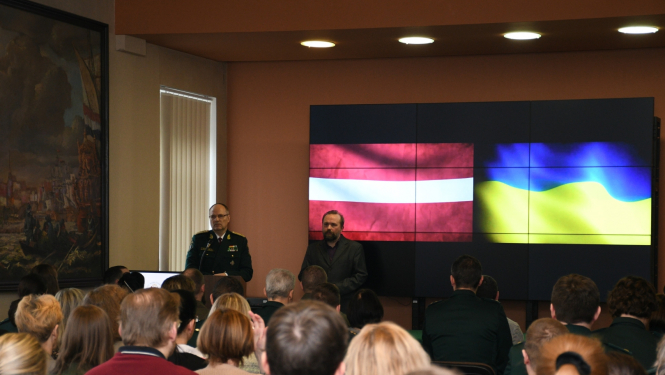 FOTO: Juris Martukāns VRS štāba sanāksmē