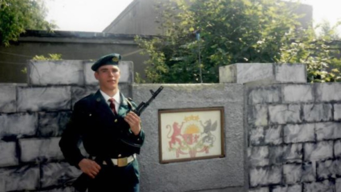 FOTO: Robežsargs Edgars Rings