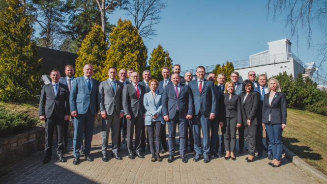 FOTO: Baltijas valstu policijas un robežsardzes priekšnieki kopbilde
