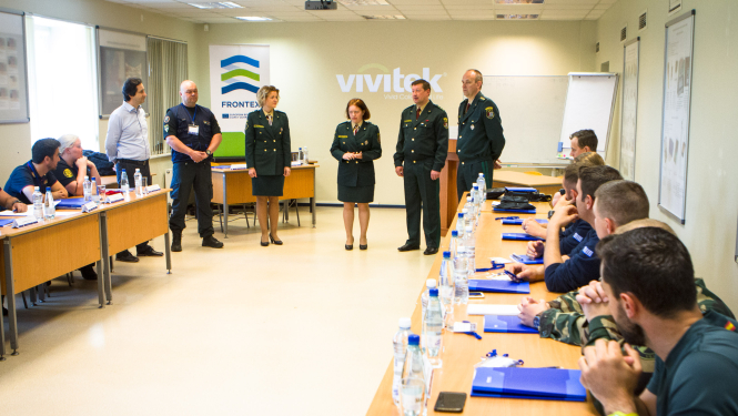 Foto : Frontex aģentūras kinoloģijas instruktoru apmācības