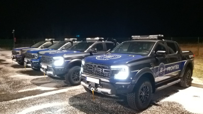 FOTO: Frontex mašīnas