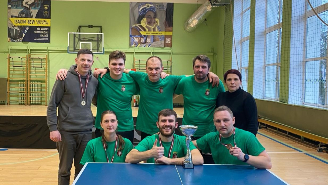 FOTO: Iekšlietu ministrijas čempionāta galda tenisā sacensību dalībnieki