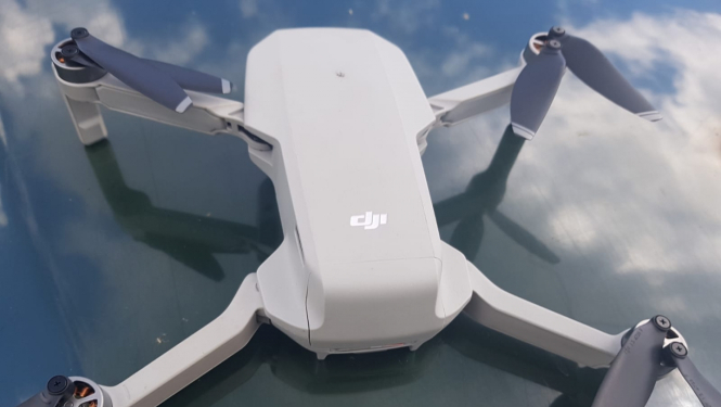 FOTO: Konstatētais drons