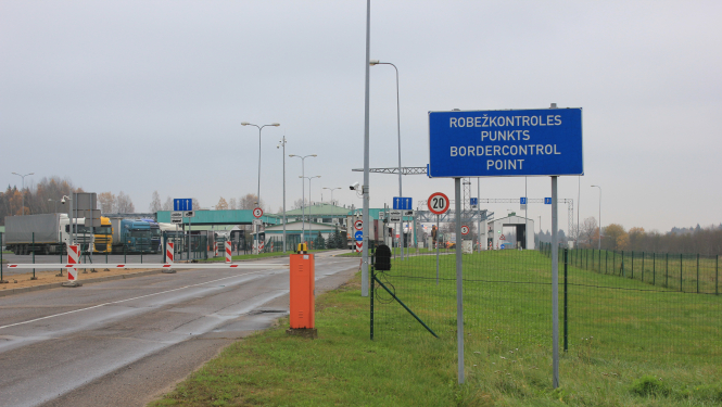 FOTO; Robežkontroles punkts