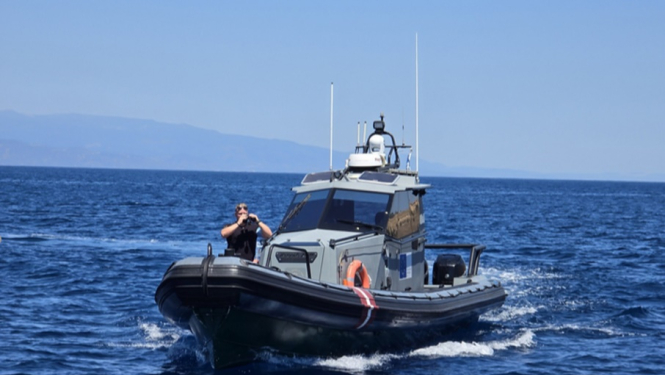 FOTO: Robežsargi jūrā