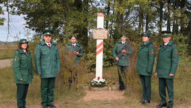 Norisinājās Robežsardzes sagrāves un represēto robežsargu piemiņai veltītie atceres pasākumi
