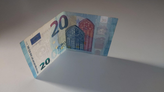 FOTO: 20 eiro banknote