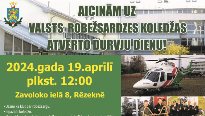 FOTO: Atvērto durvju dienas plakāts