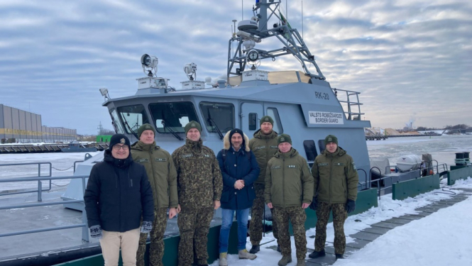 FOTO: Frontex pārstāvji un robežsargi