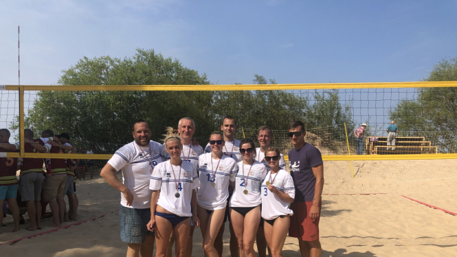 Robežsargi iegūst vairākas godalgas pludmales volejbolā