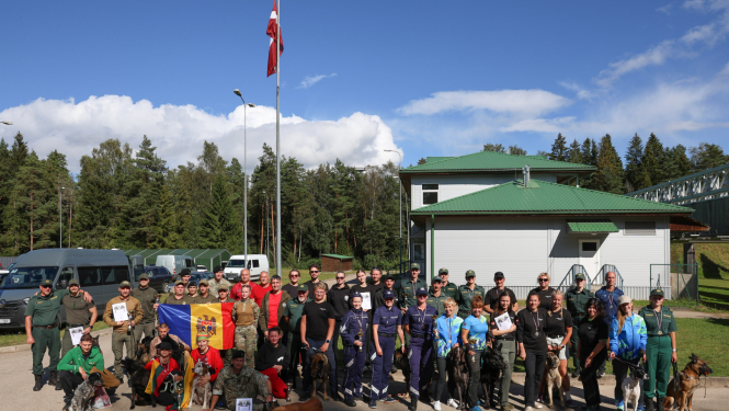 FOTO: Biatlona dalībnieki