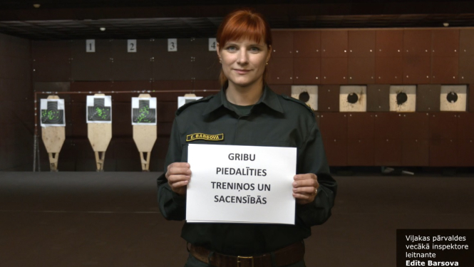 FOTO: VRS par vakcinēšanos