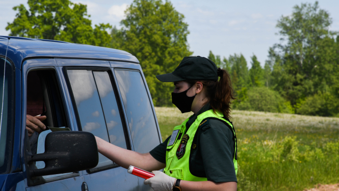 FOTO: Robežsargs dienestā