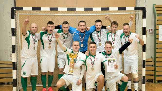 Valsts robežsardzes koledžas komanda uzvar Valsts robežsardzes telpu futbola sacensībās