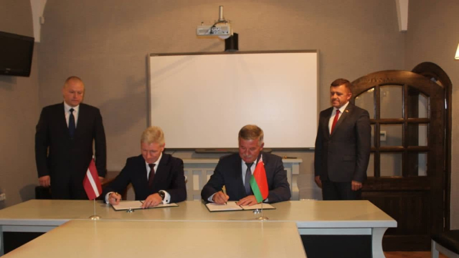 Foto: Valsts robežsardzes priekšnieks devās darba vizītē uz Baltkrieviju