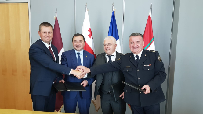 FOTO: VRS priekšnieka vizīte Gruzijā