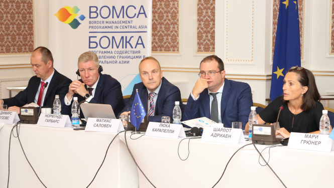 Foto: Valsts robežsardzes priekšnieks piedalījās Eiropas Savienības Delegācijas organizētajā sanāksmē Kirgizstānā