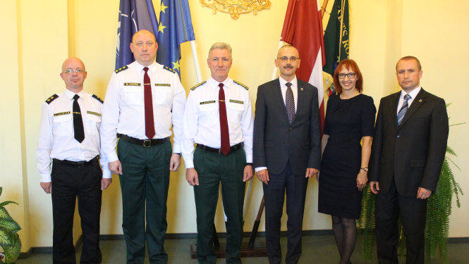 Foto : Latvijas un Polijas robežapsardzības iestāžu vadītāju tikšanās 