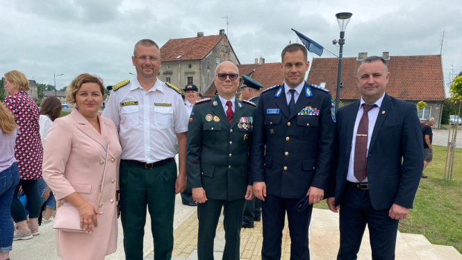 VRS priekšnieks piedalījās Lietuvas robežsargu dienai veltītajos pasākumos