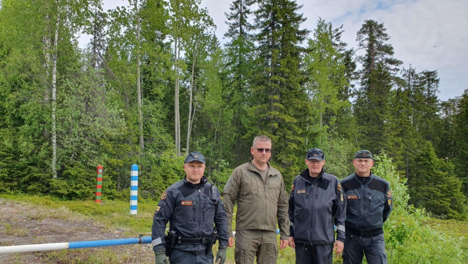 Tiekas Latvijas un Somijas robežapsardzības iestāžu vadītāji