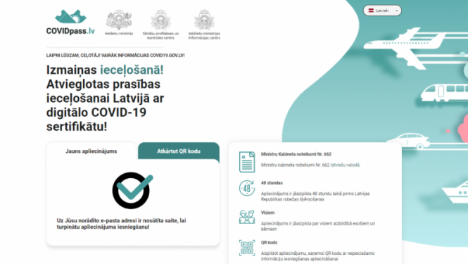 FOTO: Covidpass.lv