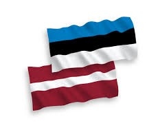 FOTO: Latvijas un Igaunijas karogi