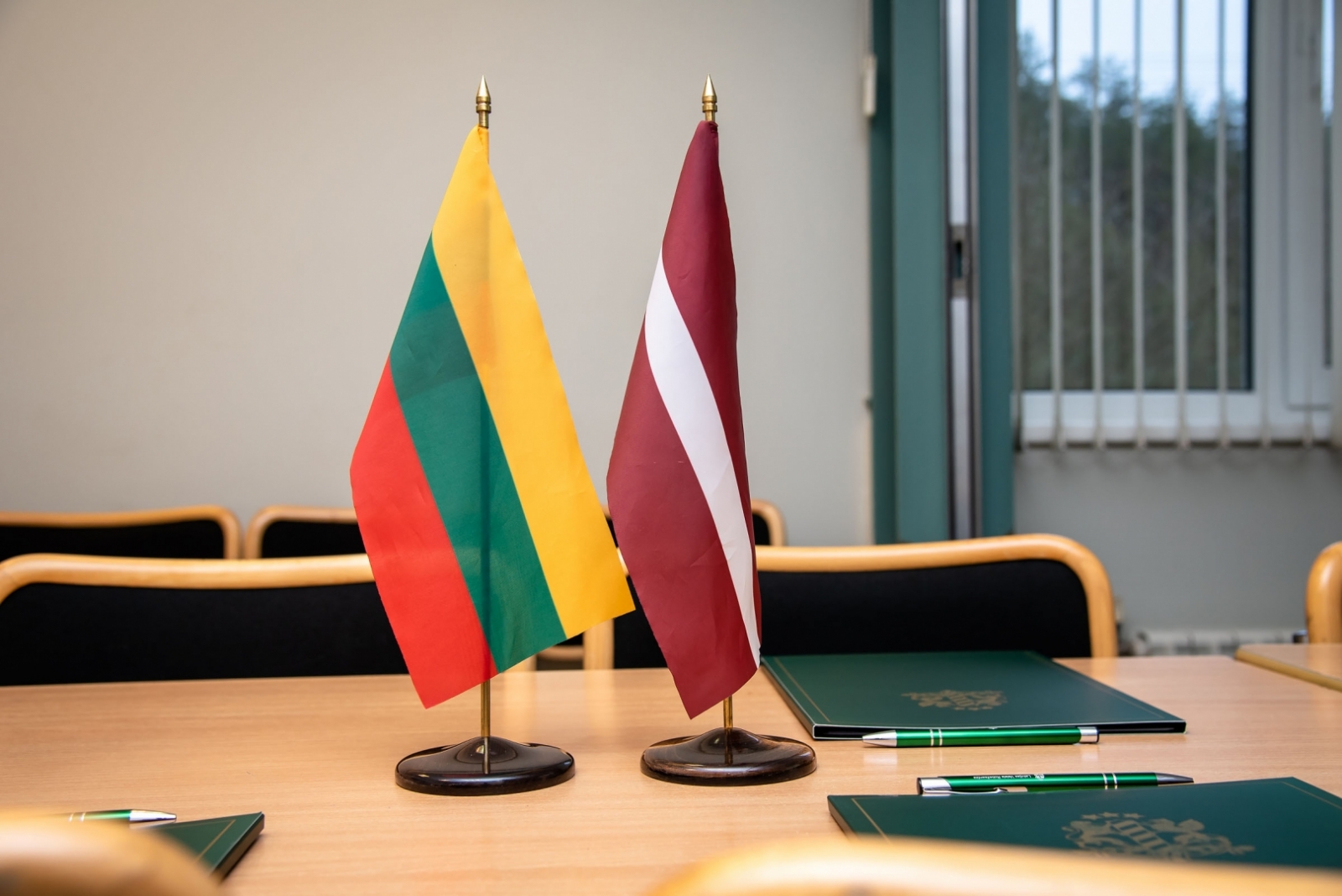 FOTO: Lietuvas pārstāvju vizīte uz robežas