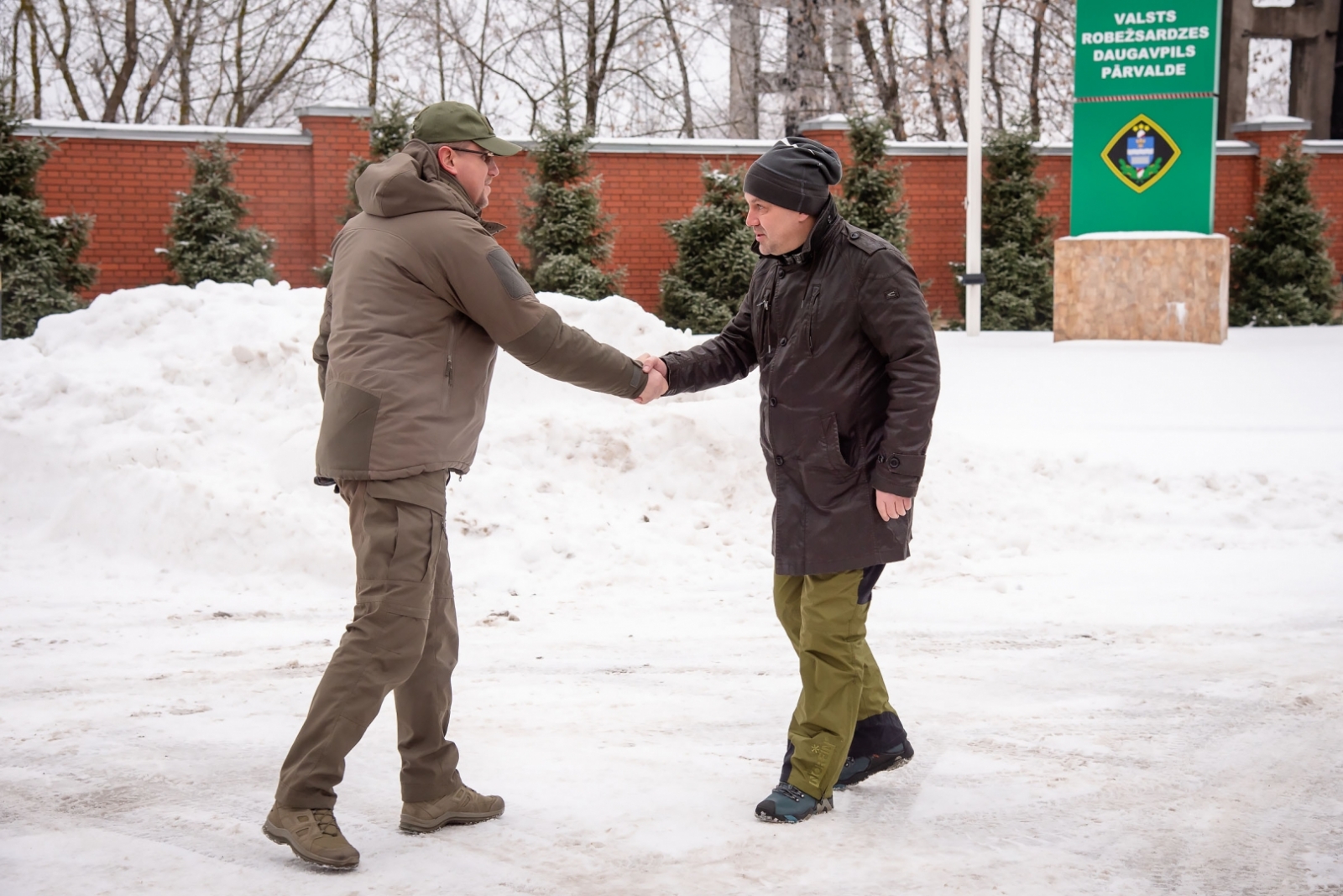 FOTO: Tiesībsarga vizīte uz robežas