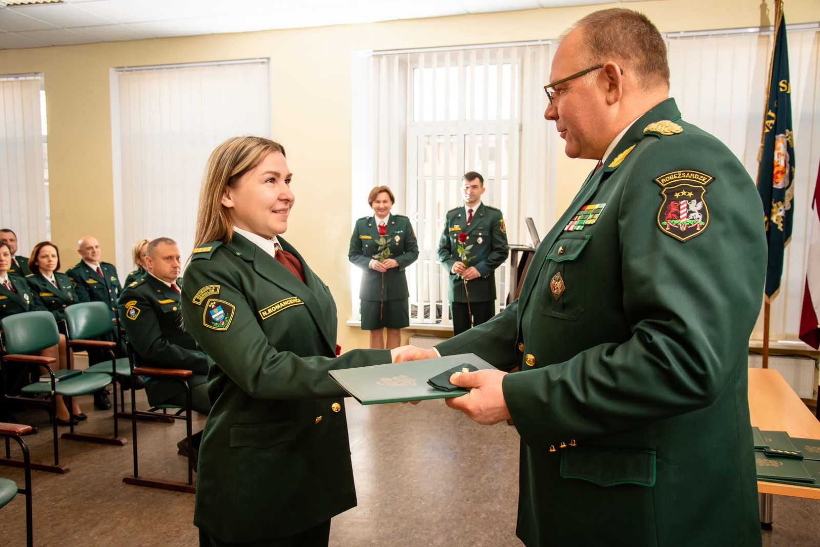 Apbalvojuma pasniegšana