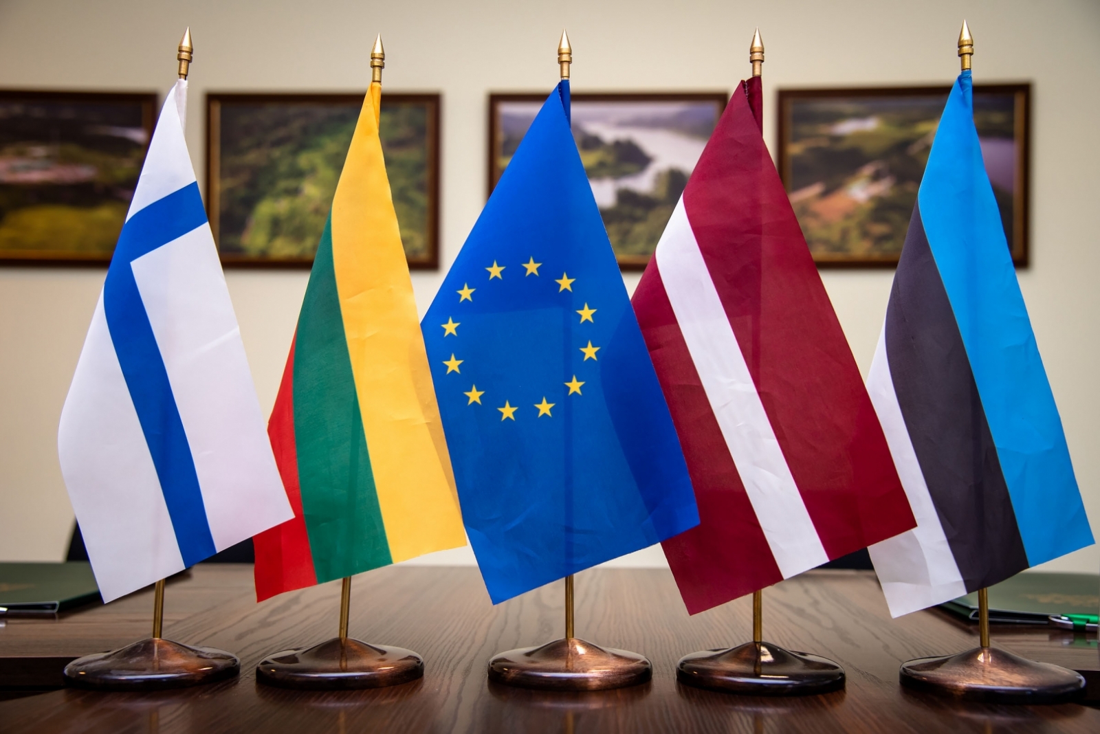 Tikās Latvijas, Lietuvas, Igaunijas un Somijas pilnvaroto robežas pārstāvji