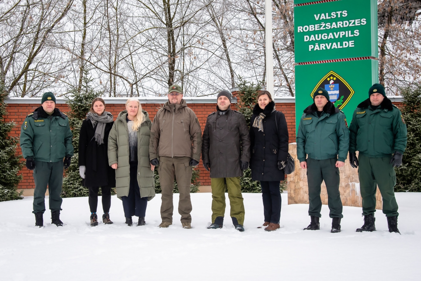 FOTO: Tiesībsarga vizīte uz robežas