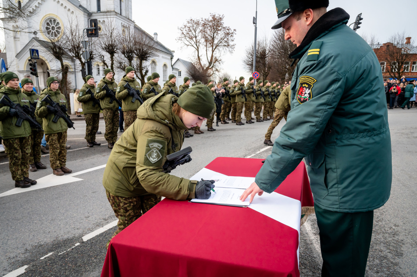 FOTO: Robežsargu diena