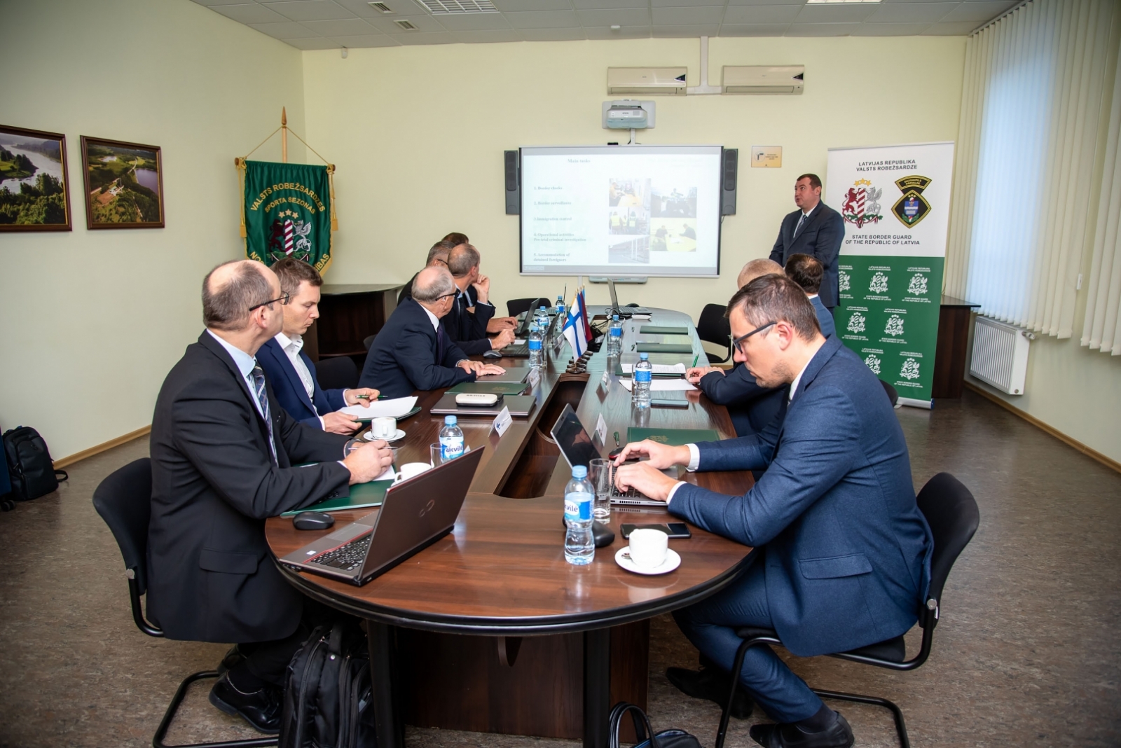 Tikās Latvijas, Lietuvas, Igaunijas un Somijas pilnvaroto robežas pārstāvji