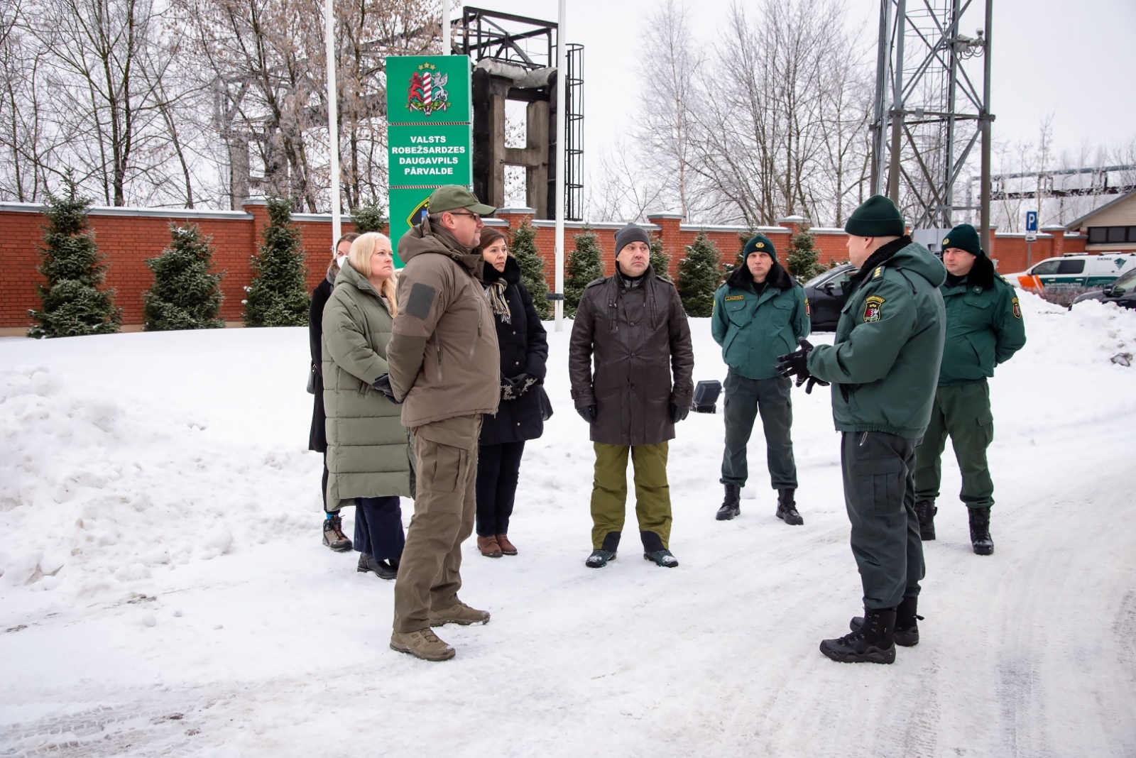 FOTO: Tiesībsarga vizīte uz robežas