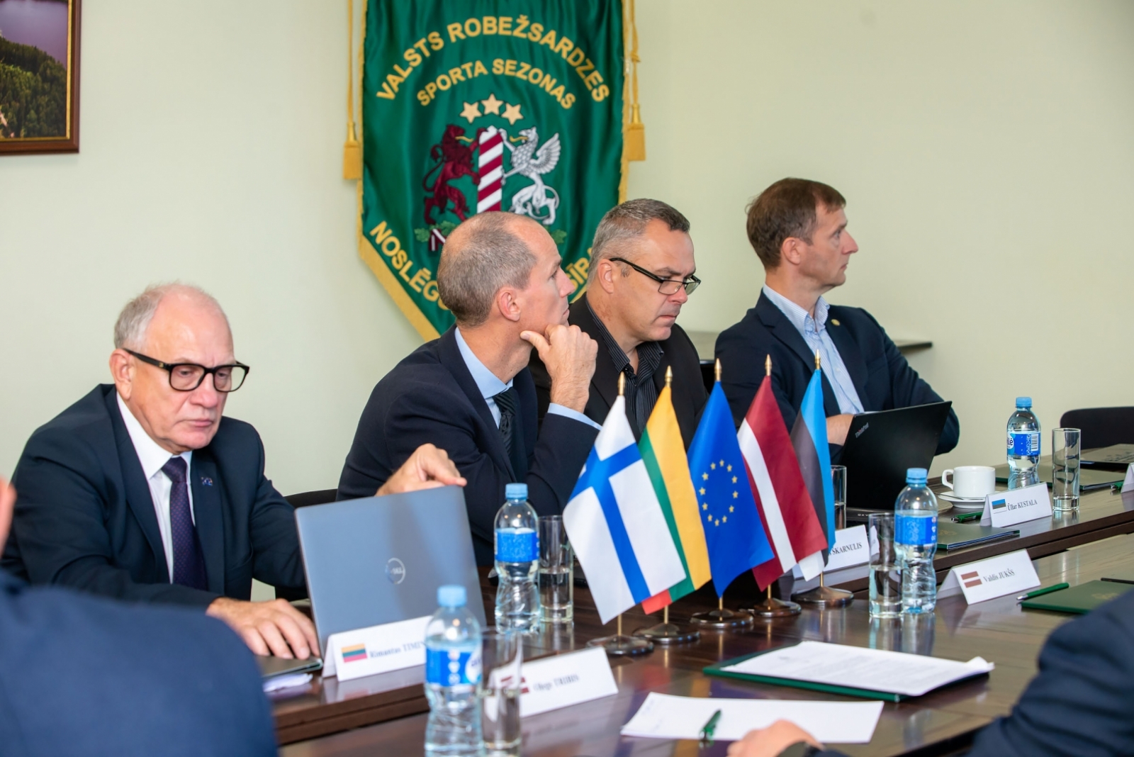 Tikās Latvijas, Lietuvas, Igaunijas un Somijas pilnvaroto robežas pārstāvji