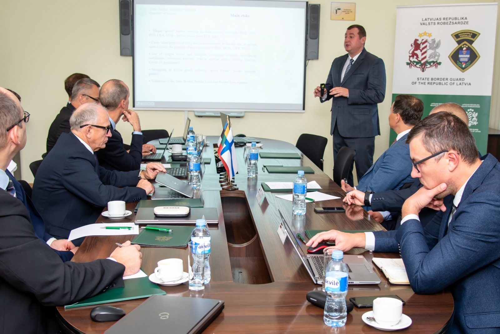 Tikās Latvijas, Lietuvas, Igaunijas un Somijas pilnvaroto robežas pārstāvji