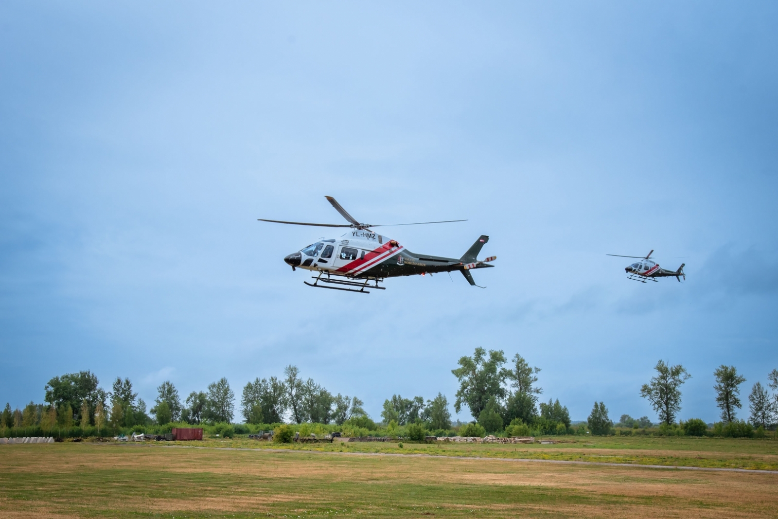 helihopteru nosēšanās