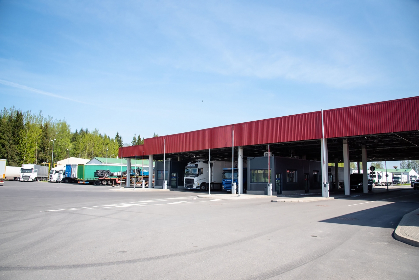 FOTO: Gruzijas delegācijas pārstāvji apmeklē Valsts robežsardzi