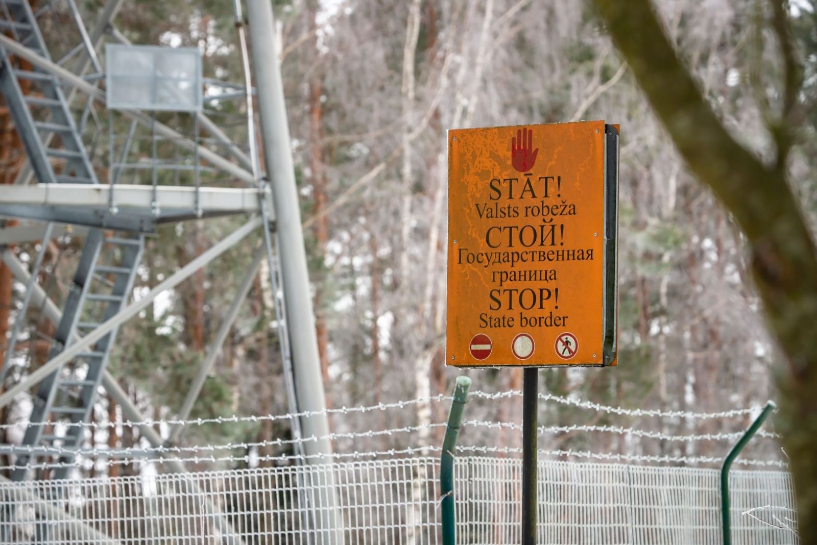 FOTO: Tiesībsarga vizīte uz robežas