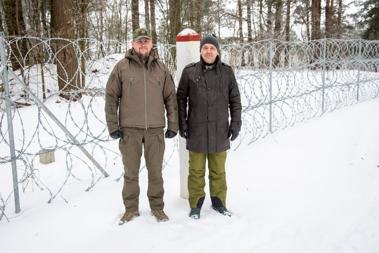 FOTO: Tiesībsarga vizīte uz robežas