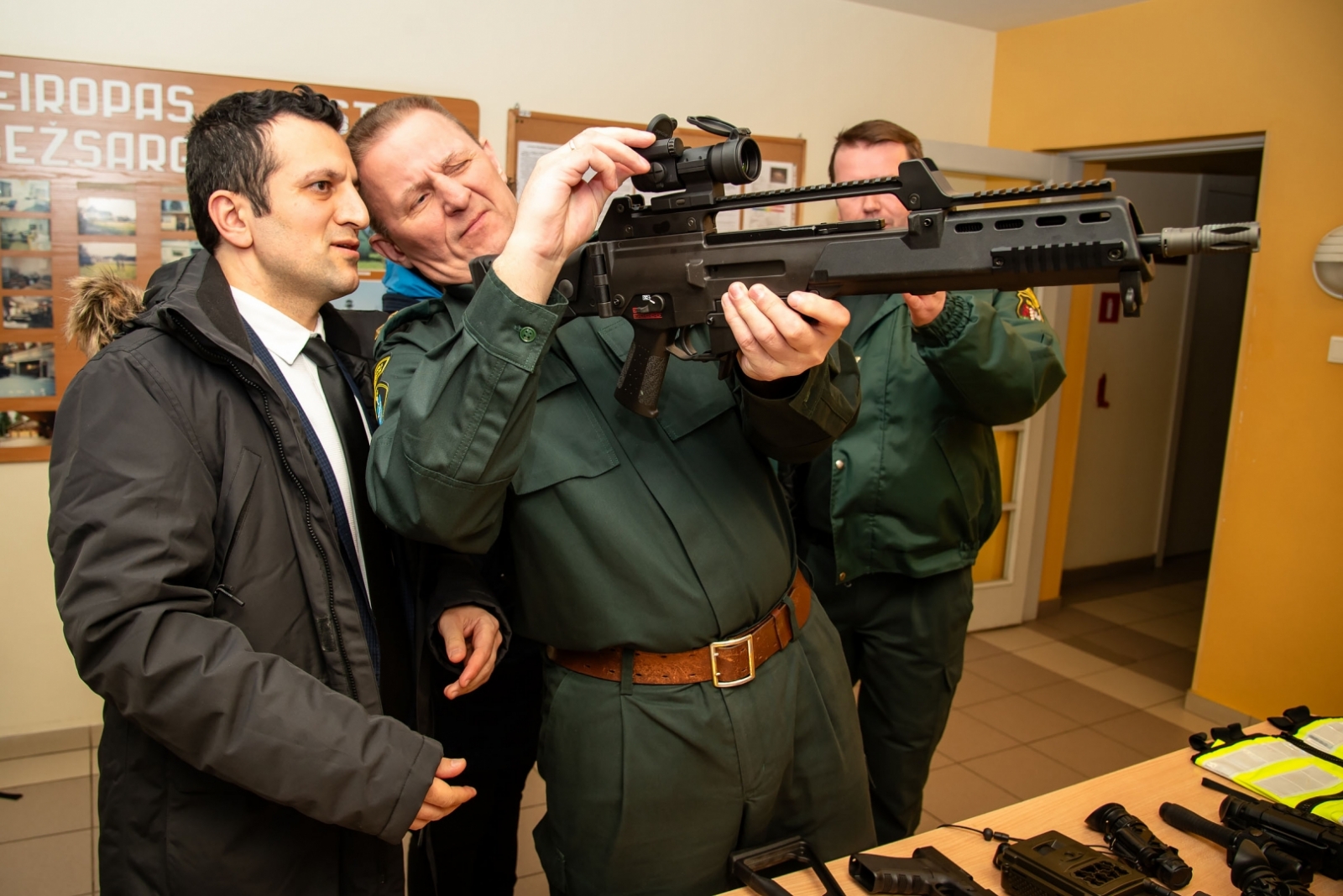 FOTO: Turcijas delegācijas vizīte VRS Daugavpils pārvaldē