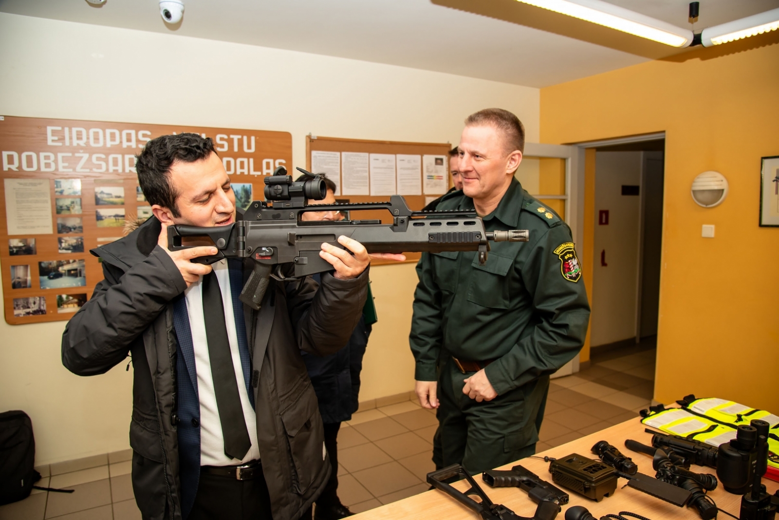 FOTO: Turcijas delegācijas vizīte VRS Daugavpils pārvaldē